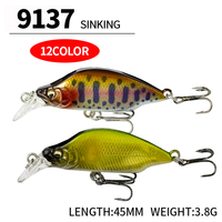 Leurre Micro Scale Stream Bass Sinking Small Millet 45mm 50mm 3.8g 6.4g