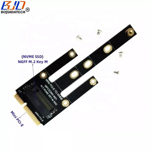 بطاقة محول من واجهة Mini PCI-E MPCIe إلى NGFF <span class=keywords><strong>M</strong></span>.<span class=keywords><strong>2</strong></span> <span class=keywords><strong>M</strong></span>-Key 2230 2242 2260 2280 M2 NVME SSD - Product Image 1