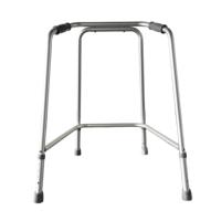 Déambulateur fixe, déambulateur léger en aluminium, hauteur réglable (sans roues), poignées ergonomiques, embouts antidérapants
