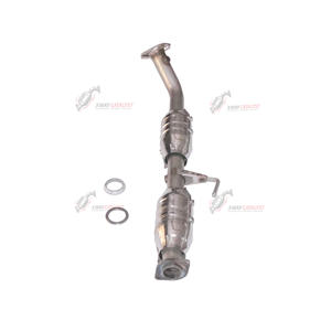 Tubo de escape del convertidor catalítico de tres vías de doble núcleo de alta calidad para la versión antigua Toyota Prado 2700 - Product Image 4