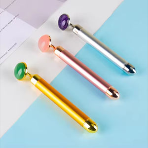 เครื่องนวดหน้าหยกไฟฟ้าแบบมือถือ ปี 2026 ทำจากอลูมิเนียมอัลลอยด์ สำหรับใบหน้า ดวงตา ผิวหนัง ช่วยยกกระชับ ลดรอยคล้ำใต้ตา พร้อมลูกกลิ้งเสริมความงาม - Product Image 5