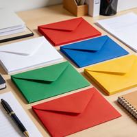 Enveloppes en papier colorées personnalisables avec logo 15,9x10,9 cm - Invitations et cadeaux pour fêtes/mariages en provenance de Chine, Zhejiang