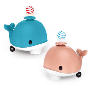 Novedoso y Adorable Juguete Musical con Forma de Ballena Eléctrica que Sopla Bolas, con Bola Pequeña Suspendida, Funciona con Batería Universal para Niños - Product Image 1