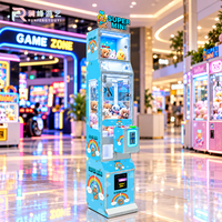 Mega Mini Machine à griffes à monnayeur pour petits jouets, poupées, cadeaux et bonbons, avec accepteur de billets