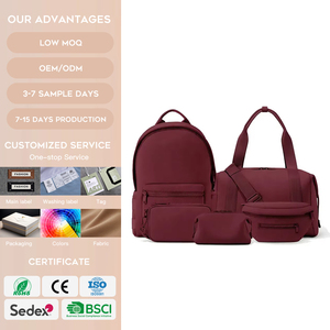 Sac de <span class=keywords><strong>voyage</strong></span> en néoprène personnalisé avec logo, sac de sport pour la nuit, sac à dos pour l'école et les voyages - Product Image 1