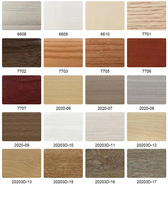 Revestimiento de Pared Exterior de ACP con Acabado de Madera PVDF, 1220x2440mm, 3/4/5mm, Varios Colores de Madera para Fachadas de Edificios y Villas