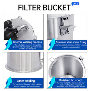 Filtro Externo WEEKAQUA 15L Silencioso para Aquário com Algodão Filtrante, Bomba de Água e Tubulação para Aquário - Product Image 3