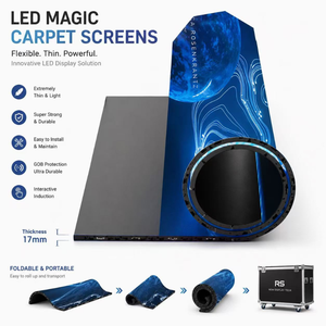 Écran de sol interactif LED Magic Carpet 1000x2000mm, enroulable, intérieur, IP65, pour stands d'exposition, événements, jeux interactifs - Product Image 2