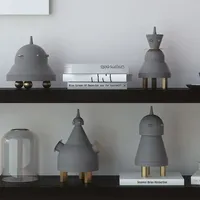 Véritable pièce d'art moderne certifiée faite à la main Décor de super-organisme pour la vie Article polyvalent de luxe subtil pour la décoration de la maison