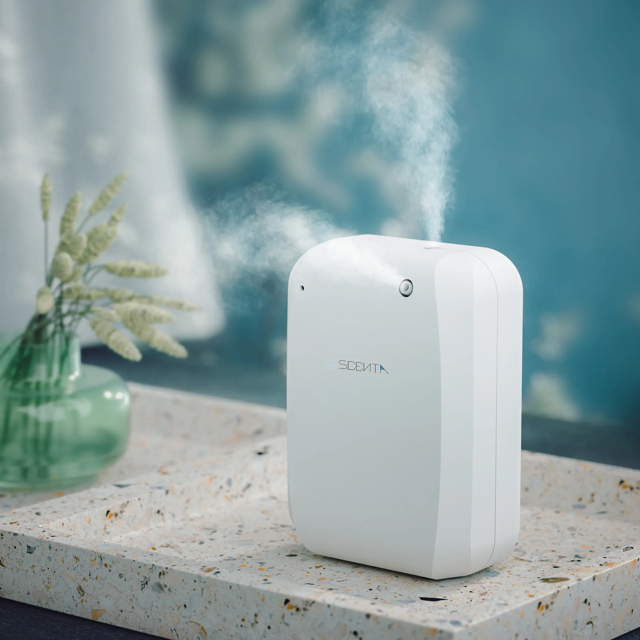 SCENTA כפול-תרסיס חכם Bluetooth בקרת ניחוח שמן מפזר חדר ריח מטהר אוויר בית בושם ארומה מכונה