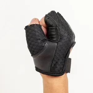 Halb finger handschuhe Ziegenhaut Palm leder Sport handschuhe Kletter-und Reit handschuhe