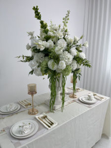 Bola <span class=keywords><strong>de</strong></span> Flores Artificiales <span class=keywords><strong>de</strong></span> Seda Ecológica <span class=keywords><strong>de</strong></span> 12 Pulgadas, Decoración para Centro <span class=keywords><strong>de</strong></span> Mesa <span class=keywords><strong>de</strong></span> Boda, para Recepción en Iglesia, Lujo Accesible - Product Image 1