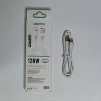 Kabel Charger Tipe C Termurah, Kabel Data Micro USB Flat untuk Ponsel, Pengisian Cepat, Kabel Tipe C dengan Kotak