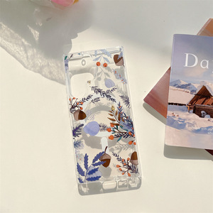 Funda Magnética de Lujo con Diseño Floral IMD para <span class=keywords><strong>Samsung</strong></span> S26 Ultra S25 S24 FE, Accesorios para Teléfono, Carcasa Trasera Transparente de TPU y PC con Diseño Floral - Product Image 5