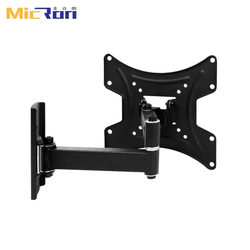 Single Arm TV Rack Swivel Bracket Full Motion TV Wall Mount For 22"- 43" LCD TV Support