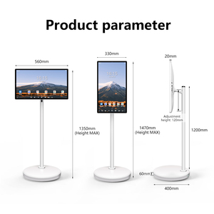 24 Inch 128GB Smart Portable <b>TV</b> <b>Android</b> OS Camera Remote Control Home Office Entertainment <b>Tv</b> Flip Display Stand Flip Display St - Product Image 6