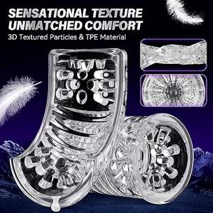 Mesin Stroker Getar Elektrik 2-in-1 Otomatis 7 Gerakan Rotasi Mainan Seks Dewasa Pria Masturbasi Cup - Product Image 5