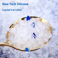 Arena para Gatos de Gel de Sílice de Primera Calidad con Cambio de Color según el PH, Arena para Gatos de Cristal con Prueba de PH