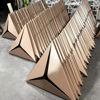 Système de plafond en grille revêtue de poudre d'aluminium, dalles de plafond à cellules ouvertes pour usage intérieur dans les centres commerciaux et les aéroports
