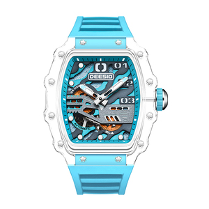 Dessio Men's Luxury Skeleton Automatic <b>Mechanical</b> <b>Watch</b> with Original Movement Custom Logo Wrist Replacement Parts - Product Image 3