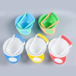 Eversoul Homemade Baby Food Bowl Baby Feeding Products Fruits And Veggies Masher Mash And Serve Bowl With Food Masher