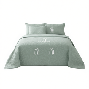 Set Copripiumino Estivo MANEMI Home, Motivo Floreale Classico, 3 Pezzi con 1 o 2 Federe Incluse - Product Image 1