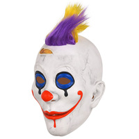 Masque intégral d'Halloween pour fête, masque de terreur, masque de tête de mort, masque de grimace, masque de zombie brûlé, masque moche et dégoûtant