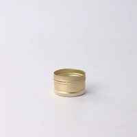 Bouchons ROPP pré-filetés en aluminium de couleur or et argent de 28mm, doublure en silicone à l'intérieur pour couvercle de bouteille de finition de bouteille à vis