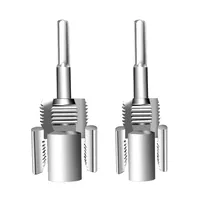 Outil de filetage de tuyaux DN15 DN20, tige hexagonale, filières pour filetages internes et externes 1/2 et 3/4, pour tuyaux d'eau PPR PVC MPP, détachable