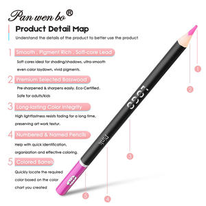 Panwenbo 3 мм, набор карандашей для рисования, 72 цвета - Product Image 2
