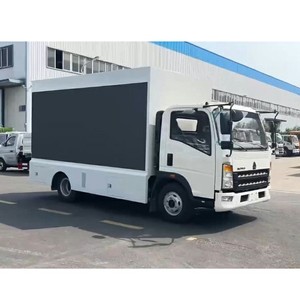 HOWO 4x2 LHD Rhd Seamless LED Advertising Truck Digital LED Screen Vehicles for Sale - Product Image 1