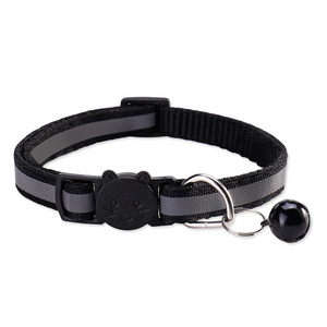 Collar Reflectante Luminoso para Gatos con Hebilla de Seguridad, Ajustable, con Diseño de Rayas y Campana, para Gatos y Perros - Product Image 5