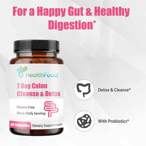 Cápsulas de Limpieza de Colon de 7 Días OEM ODM, Hoja de Senna, Apoyo a la Salud Digestiva, Control de Energía, Suplemento Herbal Natural para Adultos - Product Image 5