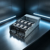 Serveur 7U Rack ESC A8A-E12U double EPYC 9005, 8 accélérateurs MI325X, 24 DDR5, 10 NVMe PCIe 5.0, double LAN 10 Gb, calcul AI HPC, en stock