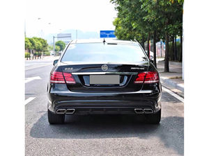 Para <span class=keywords><strong>Mercedes</strong></span> Benz Clase <span class=keywords><strong>E</strong></span> W212 AM & G Style BodyKit PP Material parachoques delantero y trasero faldas laterales luz antiniebla recortes nuevo Condit - Product Image 3