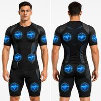 Shorts d'entraînement sans fil EMS, contrôlés par application intelligente, électrodes sèches, respirants, stimulation musculaire électrique, vêtements de fitness