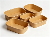 Gobelet/Bol en plastique octogonal jetable de qualité alimentaire pour fête, à emporter, pour boisson chaude, 500ml/700ml, support pour fruits/salades/collations avec paille
