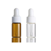 Botol Tetes Kaca Mini Kemasan Kosmetik 1ml 2ml 3ml 5ml Kemasan Kaca Minyak Atsiri Botol Kaca Minyak Atsiri 10ml