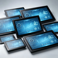 Pantalla Táctil HMI PLC Personalizada de 12 Pulgadas, 16.5 Pulgadas, 18.5 Pulgadas, Controlador Lógico Programable HMI para Control de Automatización Modbus