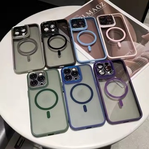 เคสโทรศัพท์โปร่งใสเลนส์โลหะแม่เหล็กรูปนกอินทรีรุ่นที่สองสำหรับ iPhone 11 12 13 14 PRO MAX - Product Image 2