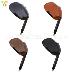 Fundas para palos de golf en stock, fundas para hierros, fundas de cuero para putters de golf, protectores de hierros de golf resistentes a arañazos y al desgaste - Product Image 4