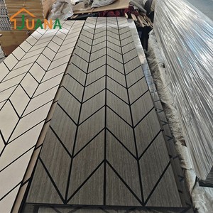 Panneau mural acoustique <span class=keywords><strong>anti</strong></span>-moisissure et résistant à l'<span class=keywords><strong>humidité</strong></span>, panneau acoustique en fibre de polyester, couleur beige, pour l'<span class=keywords><strong>intérieur</strong></span> des bibliothèques scolaires - Product Image 4