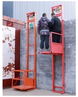 2025 petit ascenseur de fret de passager de Construction électrique ascenseur de cargaison pour la maison entrepôt maison ascenseur extérieur échelle d'ascenseur