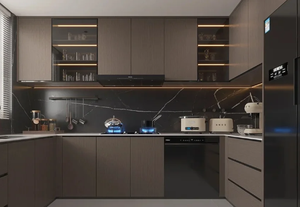 Armarios de cocina modulares de diseño personalizado, colección de armarios del fabricante - Product Image 6