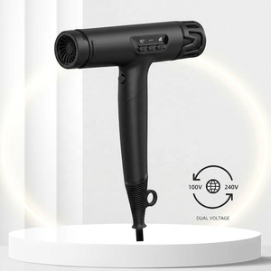 Sèche-cheveux professionnel pliable 110000 tr/min, moteur sans balais, ionique, double tension, pour le soin des cheveux - Product Image 1