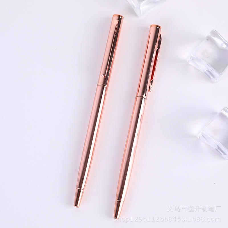 Electroplated rose gold