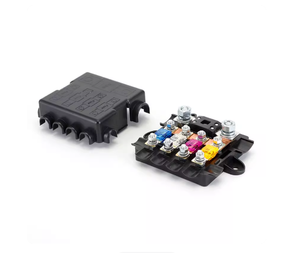 Portafusibili Mega a 5 Vie, Base Fusibili 12V/24V DC, Pannello di Distribuzione per Auto - Product Image 4