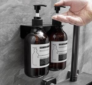 Dispenser Triplo da <span class=keywords><strong>Doccia</strong></span> per Hotel da 500ml di Grande Successo, Dispenser per <span class=keywords><strong>Shampoo</strong></span> e Balsamo con Supporto a Parete in <span class=keywords><strong>Acciaio</strong></span> Inossidabile - Product Image 2