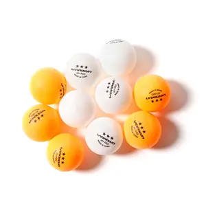 Toptan Weinixun 100 topları/paketi beyaz turuncu ABS plastik ABS 40 + yüksek polimer malzeme masa tenisi topları Pingpong topları