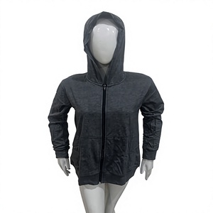 Sweat-shirts à fermeture éclair pour femmes après mastectomie avec poches de drainage – Indispensables après la chirurgie – T-shirts de récupération doux à manches courtes et fermeture éclair intégrale sur le devant - Product Image 1